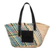 Pre-owned Raffia totes Loewe Pre-owned , Multicolor , Dames