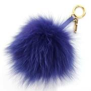 Pre-owned Fabric key-holders Fendi Vintage , Blue , Unisex