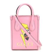 Pre-owned Leather gucci-bags Gucci Vintage , Pink , Dames