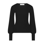 Lurex Mulberry Pullover Sweater Nukus , Black , Dames