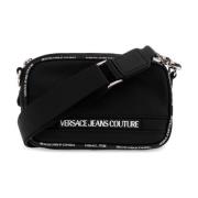 Schoudertas met logo Versace Jeans Couture , Black , Heren