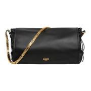 Stijlvolle Schoudertas met Letters Moschino , Black , Dames