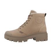 Ritssluiting Veterschoenen Palladium , Brown , Dames