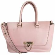 Pre-owned Leather handbags Valentino Vintage , Pink , Dames