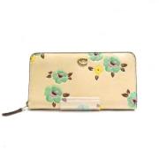 Pre-owned Leather wallets Coach Pre-owned , Beige , Dames