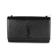 Pre-owned Leather shoulder-bags Yves Saint Laurent Vintage , Black , D...