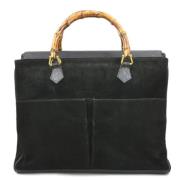 Pre-owned Suede gucci-bags Gucci Vintage , Black , Dames