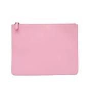 Pre-owned Leather clutches Givenchy Pre-owned , Pink , Dames