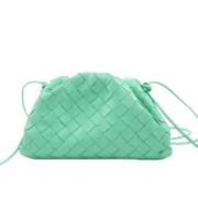 Pre-owned Leather pouches Bottega Veneta Vintage , Green , Dames