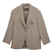 Single-Breasted Jas Acne Studios , Beige , Dames