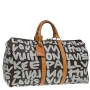 Pre-owned Canvas travel-bags Louis Vuitton Vintage , Brown , Dames