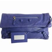 Pre-owned Leather balenciaga-bags Balenciaga Vintage , Purple , Dames