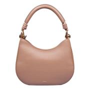 Kameel Schoudertas met Gouden Rits Furla , Brown , Dames