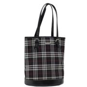 Pre-owned Canvas shoulder-bags Burberry Vintage , Black , Dames