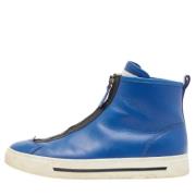 Pre-owned Leather sneakers Marc Jacobs Pre-owned , Blue , Dames