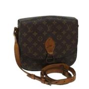 Pre-owned Canvas louis-vuitton-bags Louis Vuitton Vintage , Brown , Da...