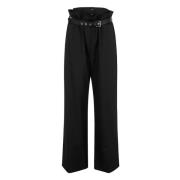 Stijlvolle Cupolino Casual Broek Tela , Black , Dames