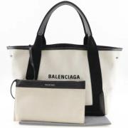 Pre-owned Canvas handbags Balenciaga Vintage , White , Dames