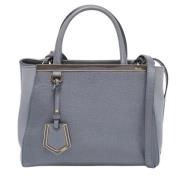 Pre-owned Leather totes Fendi Vintage , Gray , Dames