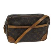 Pre-owned Canvas louis-vuitton-bags Louis Vuitton Vintage , Brown , Da...