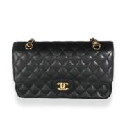 Pre-owned Leather chanel-bags Chanel Vintage , Black , Dames