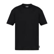 Katoenen T-shirt Emporio Armani EA7 , Black , Heren