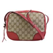 Pre-owned Leather gucci-bags Gucci Vintage , Beige , Dames