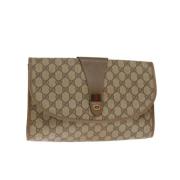 Pre-owned Plastic gucci-bags Gucci Vintage , Beige , Dames