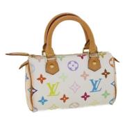 Pre-owned Canvas louis-vuitton-bags Louis Vuitton Vintage , White , Da...