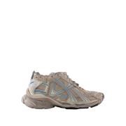 Ronde Neus Sneakers in Bruin/Blauw Balenciaga , Multicolor , Heren