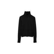 Luxe Cashmere Hoge Hals Trui Joseph , Black , Dames