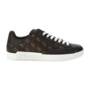 Bruine Casual Synthetische Sneakers Guess , Brown , Heren