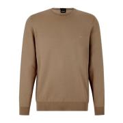 Regular Fit Wollen Trui Beige Hugo Boss , Beige , Heren