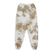 Tie Dye Sweatpants Wit/zand Karl Kani , Beige , Heren