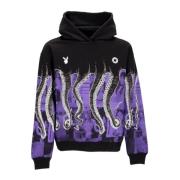 Zwarte Playboy Hoodie Samenwerking Sweatshirt Octopus , Multicolor , H...