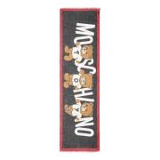 Abstract Multicolor Teddy Bear Foulard Moschino , Multicolor , Heren