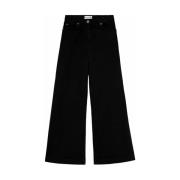 Zwarte Wide Leg Jeans Pinko , Black , Dames