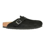 Zwarte Sandalen voor Mannen en Vrouwen Birkenstock , Black , Heren