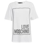 Pre-owned Fabric tops Moschino Pre-Owned , White , Dames