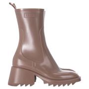 Pre-owned Rubber boots Chloé Pre-owned , Beige , Dames