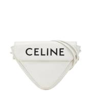 Pre-owned Leather celine-bags Celine Vintage , White , Dames