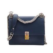 Pre-owned Leather fendi-bags Fendi Vintage , Blue , Dames