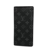 Pre-owned Fabric wallets Louis Vuitton Vintage , Black , Heren