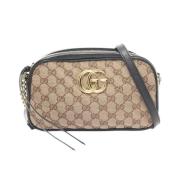 Pre-owned Leather gucci-bags Gucci Vintage , Beige , Dames