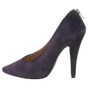 Pre-owned Velvet heels Chloé Pre-owned , Purple , Dames