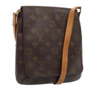 Pre-owned Canvas louis-vuitton-bags Louis Vuitton Vintage , Brown , Da...