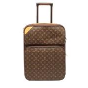 Pre-owned Coated canvas travel-bags Louis Vuitton Vintage , Brown , Da...