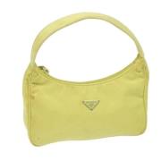 Pre-owned Nylon prada-bags Prada Vintage , Yellow , Dames