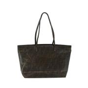 Pre-owned Canvas fendi-bags Fendi Vintage , Brown , Dames