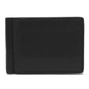 Pre-owned Leather wallets Louis Vuitton Vintage , Black , Unisex